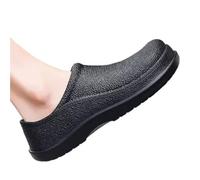NihaoWXM Non Slip Kitchen Shoes Men Chef Shoes Man Summer Beach Slippers Water-proof Oil-proof Kitchen Non-slip Garden Clogs Hotel Work Shoe EVA Sandal(Black,46)