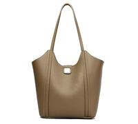 NihaoWXM Women's Leather Tote Bag Women's Large Capacity Shoulder Bag Ladies Leather Commuter Shopper Bags Big Tote(Color 4)