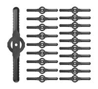 Nihcora 20Pcs Plastic Grass Trimmer Blades Lawn Mower Blade Cordless Trimmer Garden Tool Lawn Mower Trimmer Accessories
