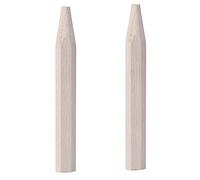 Nihcora 2Pcs Badminton Racket Handle Grip Wooden Badminton Handle Repair of Badminton Racket,G5