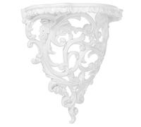 Nihcora Baroque Style Decorative Shelves for Living Room Flowers Wall Hanging Storage Rack European Style Decor Home Cafe Small