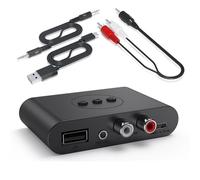 Nihcora Bluetooth 5.3 Audio Receiver NFC USB U Disk 3.5mm AUX USB Stereo Music Wireless Adapter for Car Speaker Amplifier
