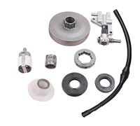 Nihcora Clutch Sprocket Rim Drum Oil Pump Worm Gear for Chinese 4500 5200 5800 45Cc 5 Oil Seal Filter Line Chainsaw Part