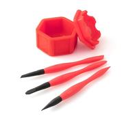 Nihcora Compact Silicone Glue Brush Woodworking Glue Applicator Set Portable DIY