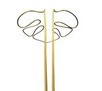 Nihcora Monstera Shaped Plant Support Reusable Sturdy Alloy Plant Stem Support Holder Plant Retaining Support Herbs Vegetables D