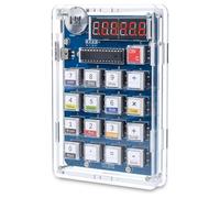 Nihcora Soldering Project Practice Kit Welding Practice Kit Metal 6-Digit DIY Calculator Kit USB/Battery Powered Desktop Calculator Welding Project Electronics Kit