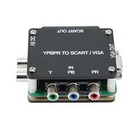 Nihcora YUV TO RGBS YPBPR to SCART YPBPR TO VGA Component Transcoder Converter Game Console, RGBS to Color Difference Component