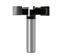 NIHENHAO 1/2" Shank Wood Milling Cutter Planing Flattening Router Bit Woodworking Tool Metal