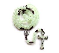 NIHENHAO 10mm Rosary Beads Luminous Necklace for s Pendant Necklaces Glow in Da