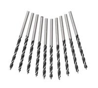 NIHENHAO 10Pcs High Carbon Steel Woodworking Twist Drill Bit Wood Drills with Center Point m Diameter For Woodworking Carbon Steel