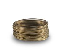 NIHENHAO 50 Memory Steel Wire for Beading Bracelets Earrings Jewelry Making Finding Accessories Bangles Necklace Supply-Ancient bronze