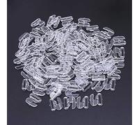 NIHENHAO 50pcs Clips Hook Snap Bra Clasps Swimsuit Buttons Apparel Sewing Buckles Metal