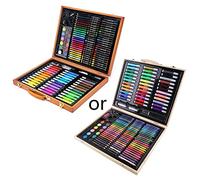 NIHENHAO Art Painting Supplies 150 Deluxe Art Set for Adults and Kids, Drawing Painting in Box Wood