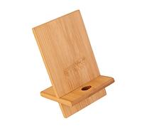 NIHENHAO Bamboo l Mobile Phone Stand Mount Stand Desktop Tablet Stand phone for All Mobile Phones With Charging Hole Bamboo