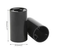 NIHENHAO Battery Adapter for Case Battery Adapter Type AA to C Battery Spacer Adapter with AA Rechargeable Battery-Pack Black Plastic