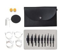NIHENHAO Circular Knitting Needle Set Short Round Knitting Needle Interchangeable Circular Needle Size 3.0mm-6.0mm Knitting Tool
