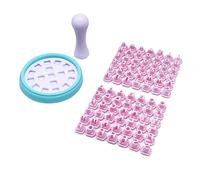 NIHENHAO Cookie Stamps Set Tool Personalized Baking Fondant Cutter with Number Letter Mold Cake Decorating Pastry Baking Mold Plastic