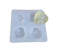 NIHENHAO Crystal Cluster Mold Resin Simulation Original Stone UV Epoxy Resin Mold Handmade Decorations Crystal Stone Casting Mold