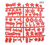 NIHENHAO Felt Message Board Letters Christmas Felt Letterboard Letters Drawstring Bag Felt Board Letter for Decorations