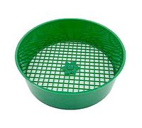 NIHENHAO Green Round Garden Sieve Plastic Riddle Stone Sand Seedling Mesh Sieve Garden Tools for Compost Soil Stone Mesh Tool