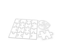 NIHENHAO Heart Puzzle Metal Cutting Dies Stencil Scrapbooking Album Stamp Paper Card Carbon Steel