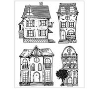NIHENHAO House Silicone Clear Seal Stamp Scrapbooking Embossing Photo Album Decor PVC