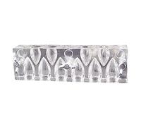 NIHENHAO Incense Cone Making Mold 10 Grid e Cone Mould Acrylic Transparent e Cone Making Tool e Mould