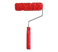 NIHENHAO Practical Decorative Paint Roller 7''Pattern Embossed Texture Painting Tool all Rubber Artistic Pattern Home Decoration