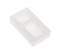 NIHENHAO Rectangle Bracelet Silicone Bangle Mold Clear Bracelet Jewelry Casting Mould with Hole for Resin Jewelry Making