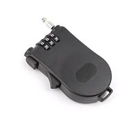 NIHENHAO Retractable Wire Rope Password Lock Combination Coded Locker Outdoor Keyed Padlo ABS Plastic + Metal