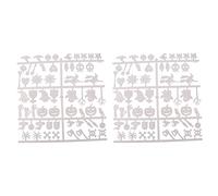 NIHENHAO Set of 2 Characters for Felt Letter Board Message Board Letterboard Halloween Letters for Home Office Decoration