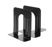 NIHENHAO Set of 2Pcs Metal Bookends Stainless Steel Book Stopper Magazine Book Organizer Book Holder Home Office Desk Ornemants Metal