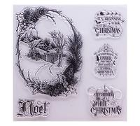 NIHENHAO Silicone Clear Seal Stamp Scrapbooking Embossing Photo Album Silicone