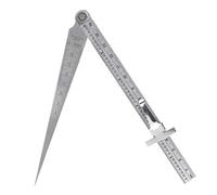 NIHENHAO Simple and Reasonable Stainless Steel Welding Taper Gage Feeler Gauge Hole Inspection Test Ruler