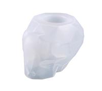NIHENHAO Skull Storage Jars Epoxy Resin Mold Pen Holder Flower Planter Silicone Mould