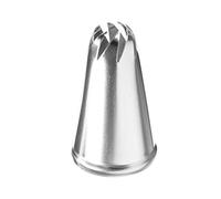 NIHENHAO Stainless Steel Eight Teeth Drop Rose Flower Icing Piping Tips Nozzle Tool Stainless Steel