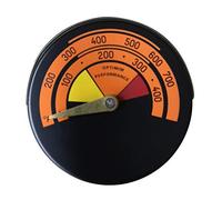 NIHENHAO Stove Thermometer Oven Temperature Meter for Log Wood for Firepl Aluminum Alloy + Electronic Components