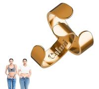 Nihexo Calmi Ring - The Original Calmi Ring Women,2025 New CalmiRing Women Magnetic,Adjustable Opening Magnetic Rings for Anxiety Reduction,Better Sleep,Improve Overall Health (Gold*2)