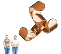 Nihexo Calmi Ring - The Original Calmi Ring Women,2025 New CalmiRing Women Magnetic,Adjustable Opening Magnetic Rings for Anxiety Reduction,Better Sleep,Improve Overall Health (Rose Gold*2)