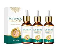 Nihexo Tinnitus Ear Drops, Ear Drops for Ear Infection Treatment, Pain & Earache Drops, Relieves Ear Aches, Infections, Swimmer's Ear, Loosens Wax - Kids Safe (3Pcs)