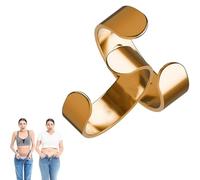Nihexo Women Ring - The Original Ring Women,2025 New Ring Women Magnetic,Adjustable Opening Magnetic Rings for Anxiety Reduction,Better Sleep,Improve Overall Health (Gold*2)