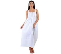 Nihgtingales Classic White Cotton Victorian Vintage Nightdress