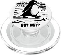 Nihilist Penguin But Why? Cute Penguins Animal Story PopSockets PopGrip for MagSafe