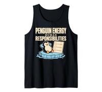 Nihilist Penguin Existential Penguin Funny Gift Tank Top