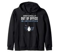 Nihilist Penguin Existential Penguin Funny Gift Zip Hoodie