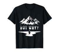Nihilist Penguin Meme Lone Bird Walking Towards Mountains T-Shirt