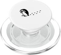 Nihilistic Penguin Footprints - Dark Humor Existential Meme PopSockets PopGrip for MagSafe