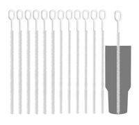 NiHome 12-Pack Extra Long Heavy Duty Straw Cleaning Brushes for Stanley Tumbler 40/30/20 oz, 12" Reusable 2 Different Diameters Brush Set Thin to Smoothie Straws Brushes, Wide Straw Cleaning Brush