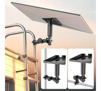 NiHome RV Mounting Kit for Starlink Gen 3, Adjustable 360° Rotating Pole Adapter with Length-Adjustable Pole for High-Speed Internet on RVs, Motorcycles, Fences, Deck Railings, Flagpoles, Rooftops