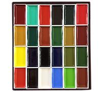 Nihonga Sumi-e Watercolour Paint Pan Set, 24 colours